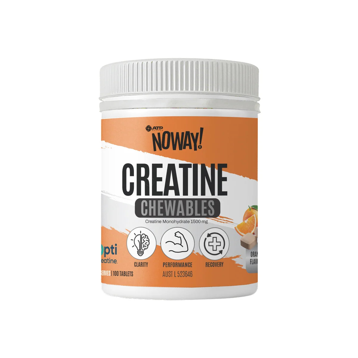 ATP NOWAY!® Creatine Monohydrate Chewable Tablets