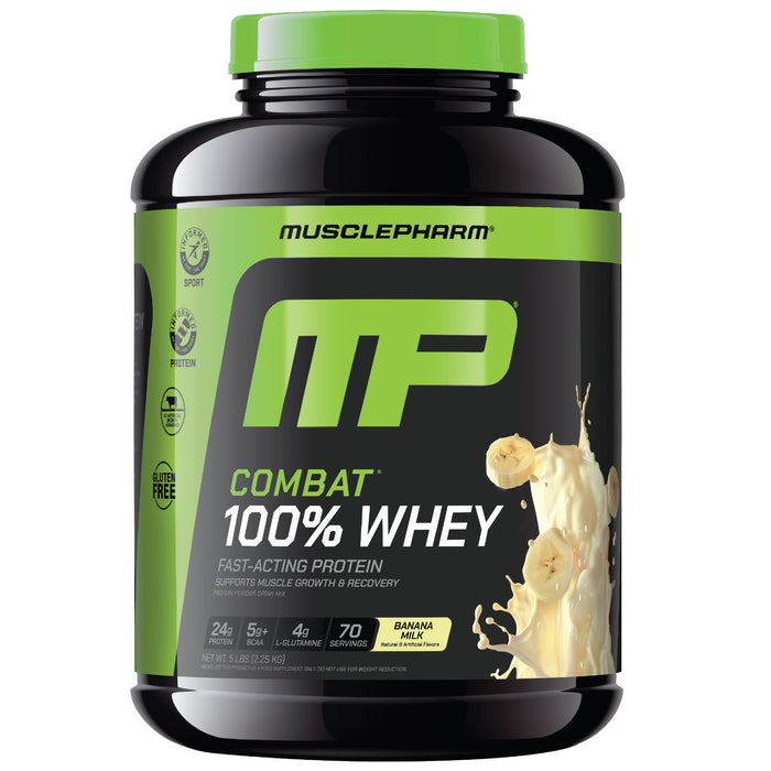 MusclePharm Combat 100% Whey Protein Powder 5lb
