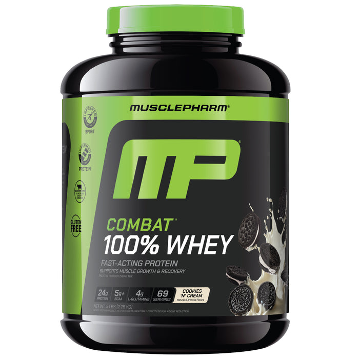MusclePharm Combat 100% Whey Protein Powder 5lb