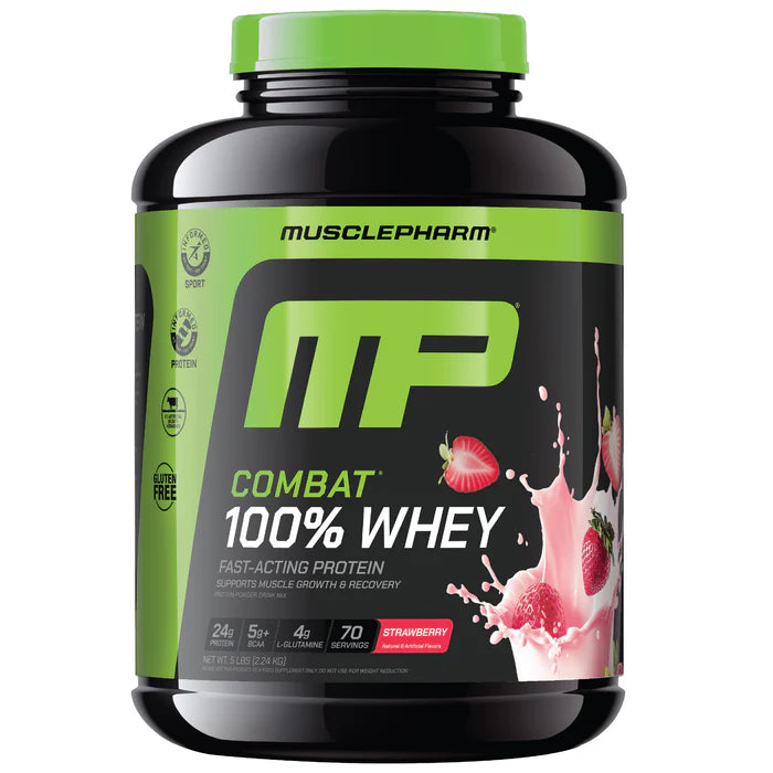 MusclePharm Combat 100% Whey Protein Powder 5lb