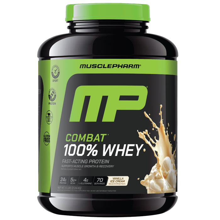 MusclePharm Combat 100% Whey Protein Powder 5lb