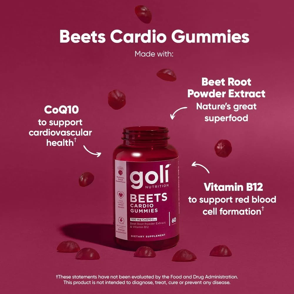 Goli Nutrition Beets Cardio Gummies