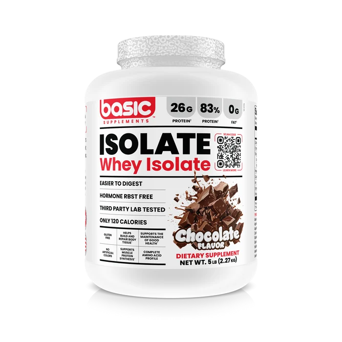 Basic Supplements Whey Isolate Protein Powder