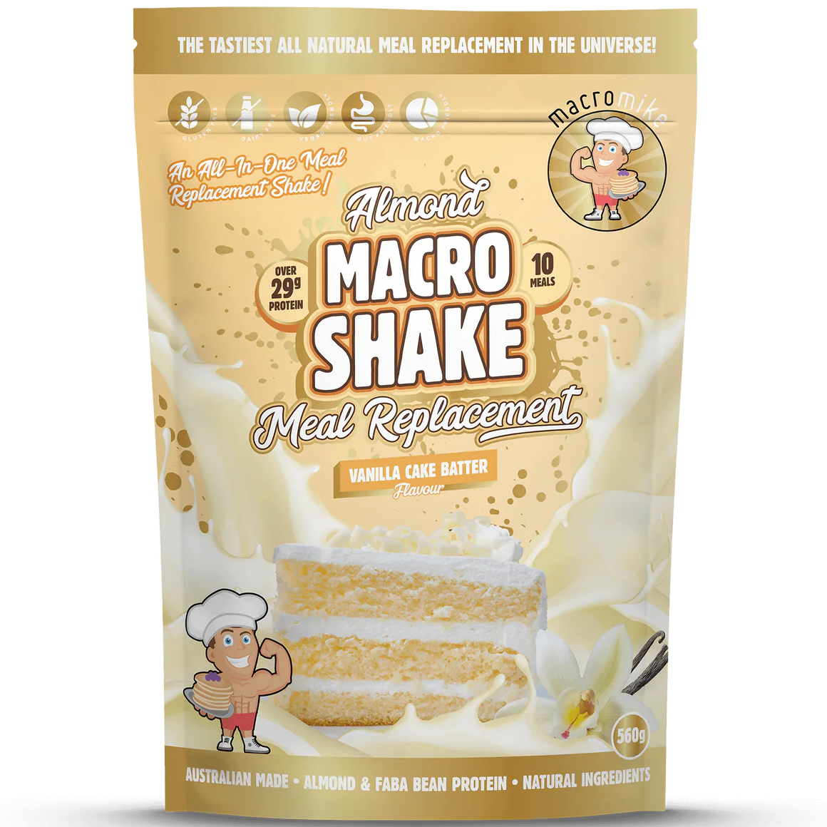 Macro Mike Almond Shake Meal Replacement
