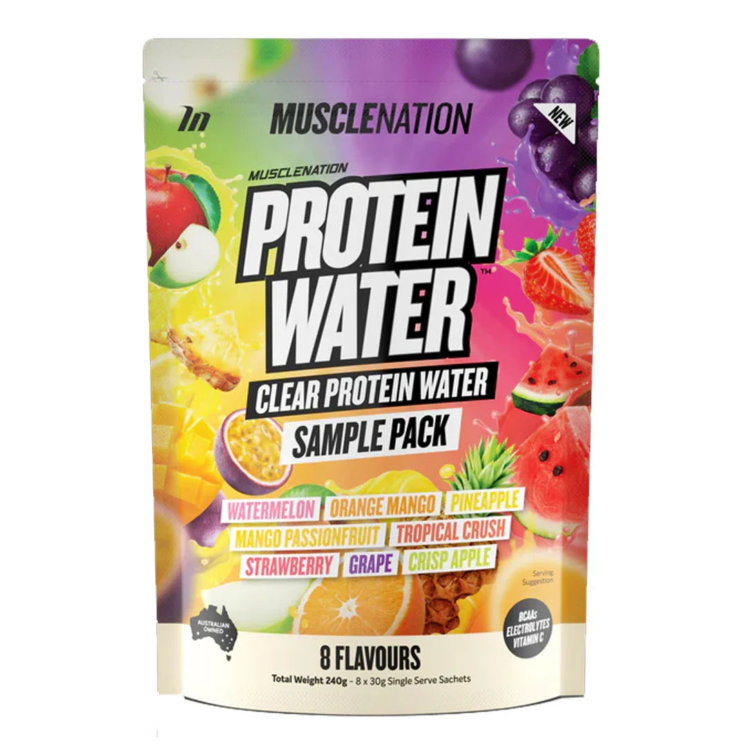 Muscle Nation Protein Water 8 Serve Sample Pack