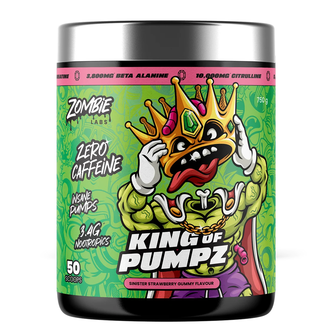 Zombie Labs King of Pumpz Non-Stim Pre-Workout