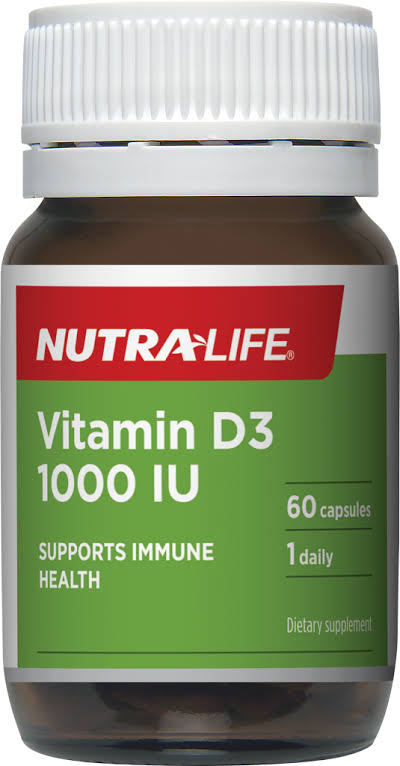 Nutra-Life VITAMIN D3 1000 IU + 60C