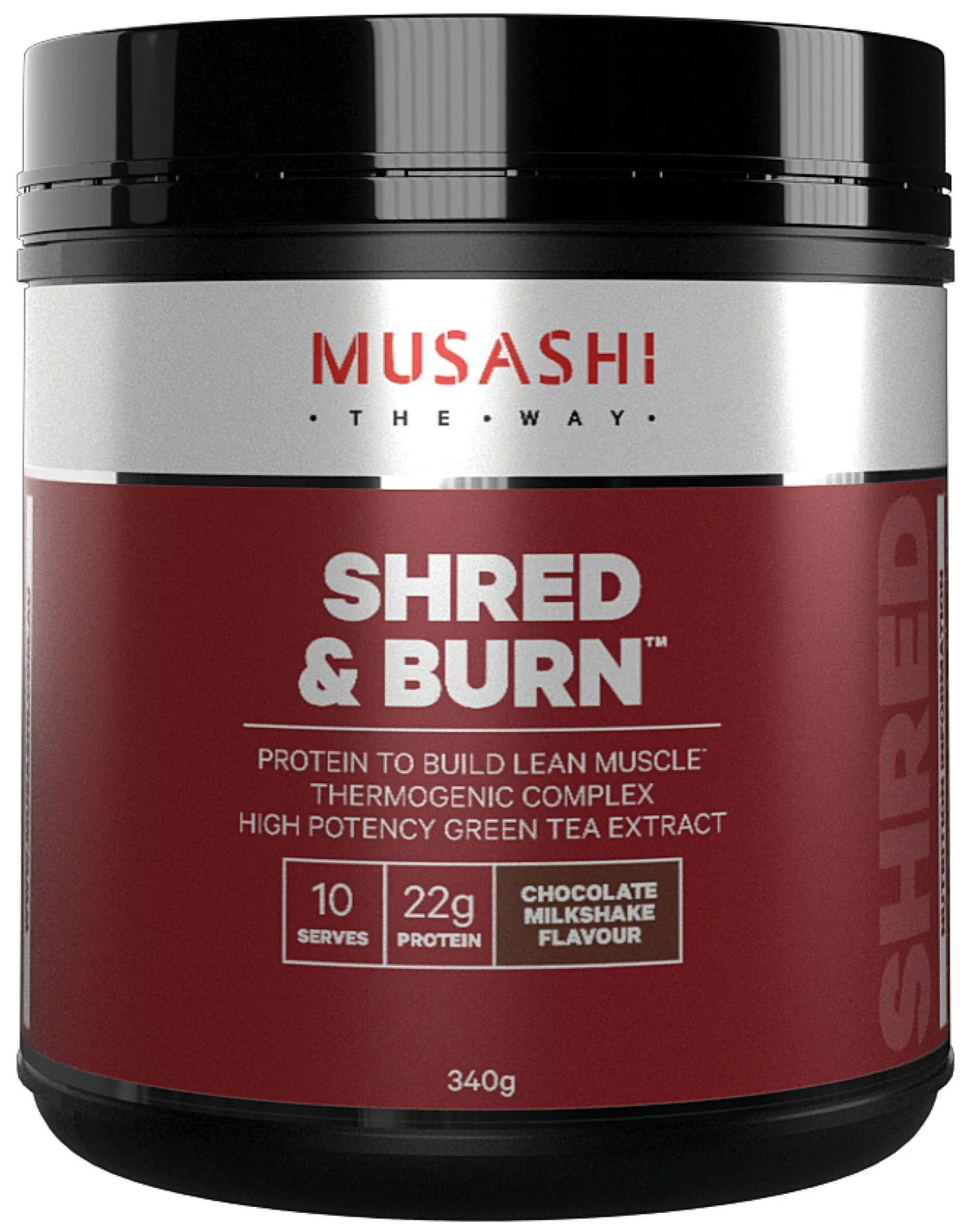 Musashi Shred & Burn Protein Powder