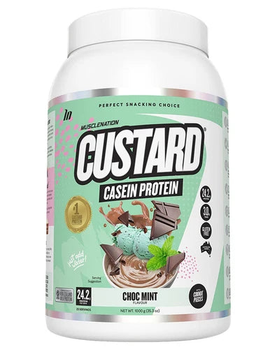 Muscle Nation Custard Casein Protein 1kg