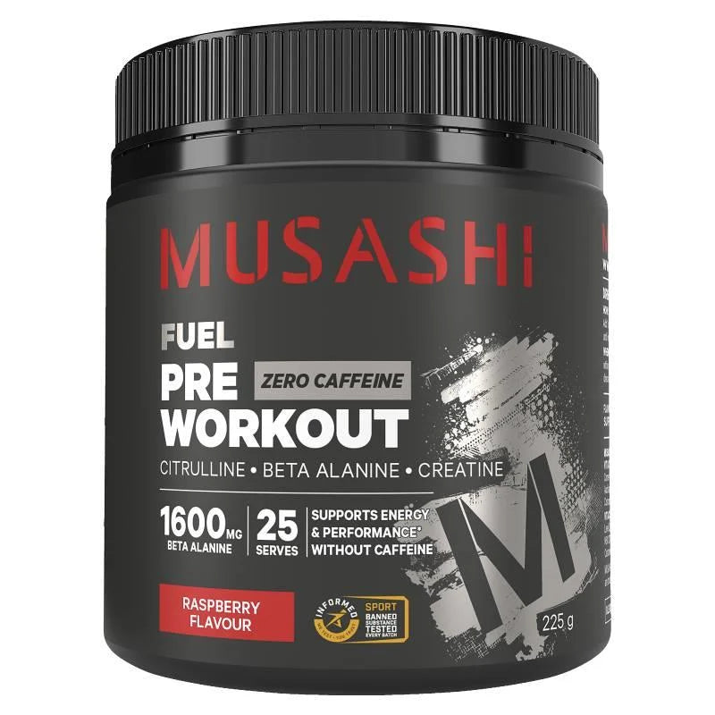 Musashi Pre Workout Zero Caffeine