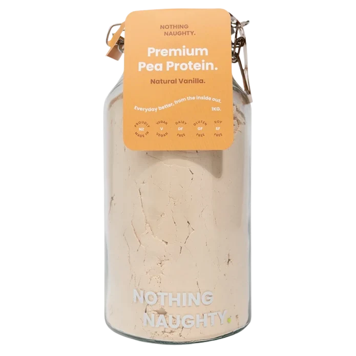 Nothing Naughty Premium Pea Protein - 1kg Jar